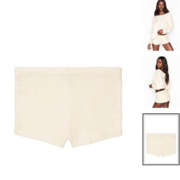 Victoria's Secret Slouchy Cream Fuzzy sweater - Picture 7 of 9